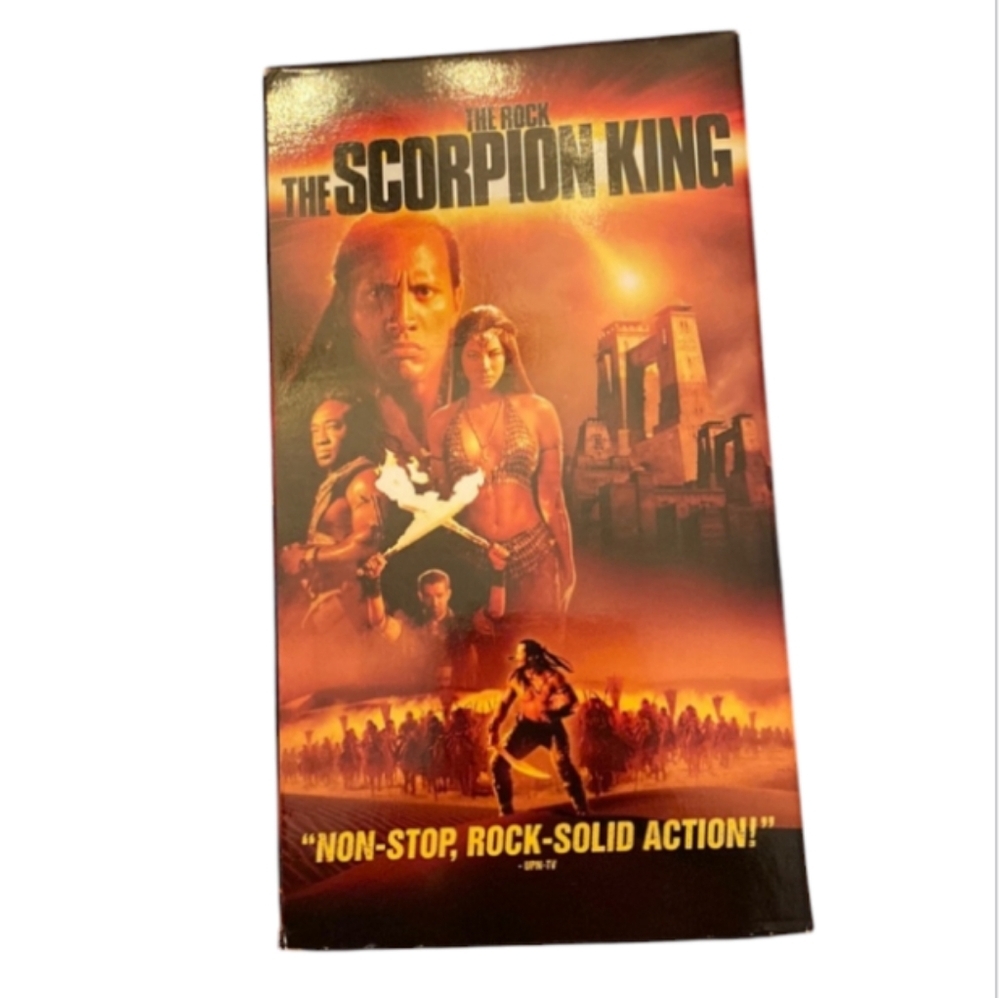 6/$15 The scorpion king Universal VHS video tape